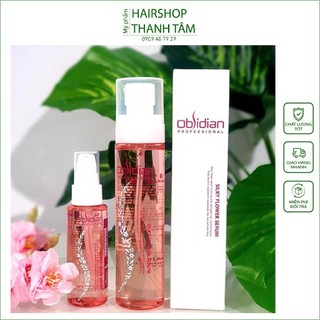 Huyết thanh dưỡng tóc silky flower serum obsidian 45ml - chính hãng