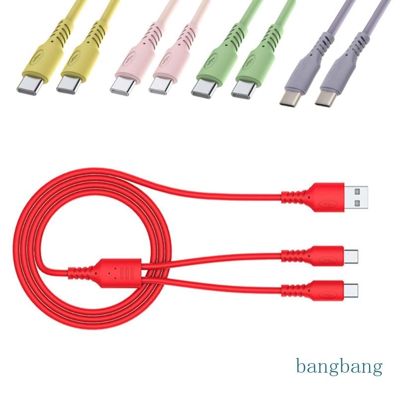 Dây Cáp Sạc USB Loại C Bằng Silicone 2 Trong 1 Cho S10 Micro USB