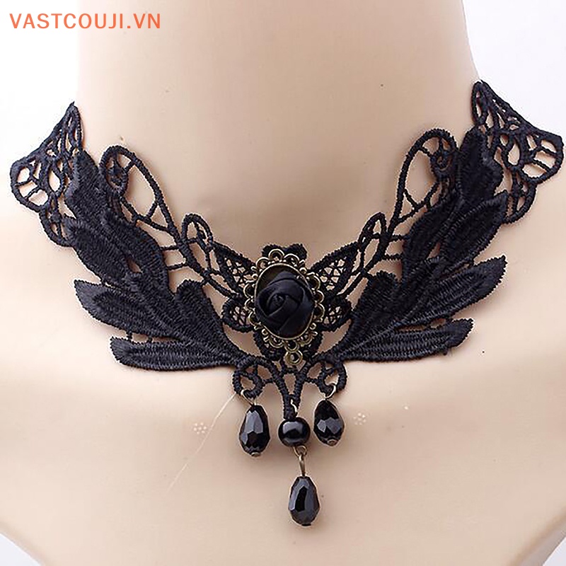 Vòng Choker Ren Phong Cách Gothic Punk Cổ Điển Thời Trang Cho Nữ