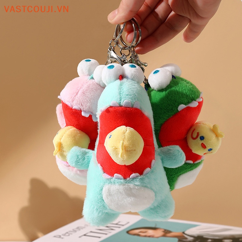 1 Móc Khóa Hình Khủng Long Nhồi Bông Dễ Thương