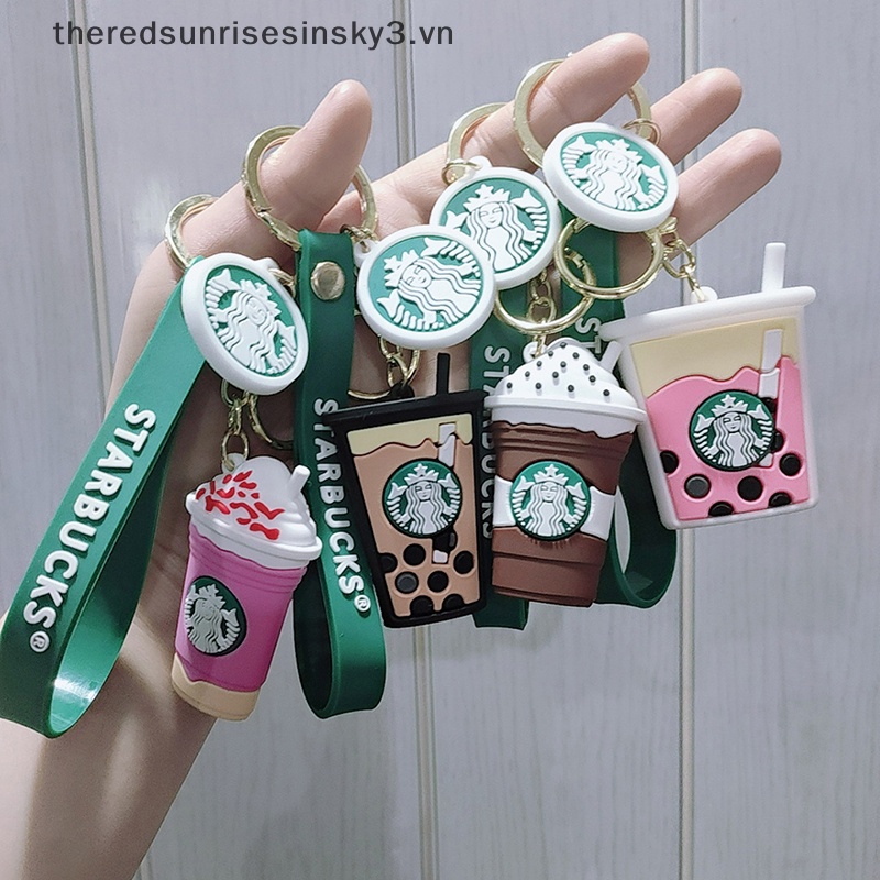 # # Thời Trang Móc Khóa Xe Hơi Hình Ly Trà Sữa Starbucks Sáng Tạo Nhỏ Gọn