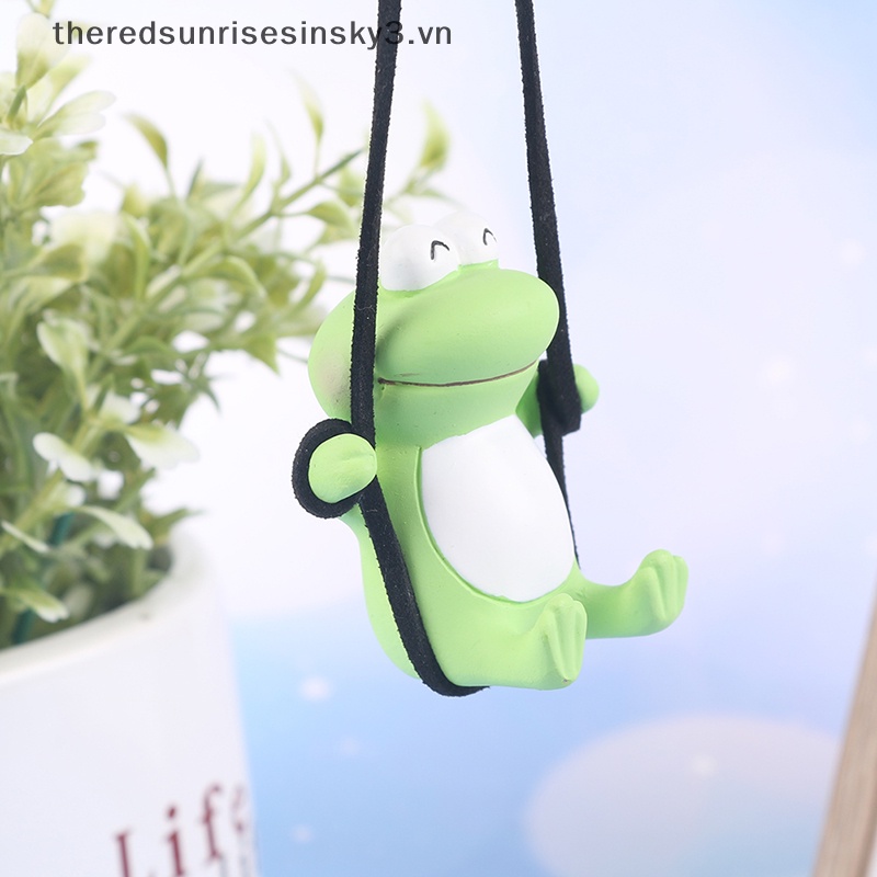 # # Mặt Dây Chuyền Hình Chú Ếch Đu Quay Gypsum Dễ Thương Trang Trí Nội Thất Xe Hơi Tự Động Phía Sau.