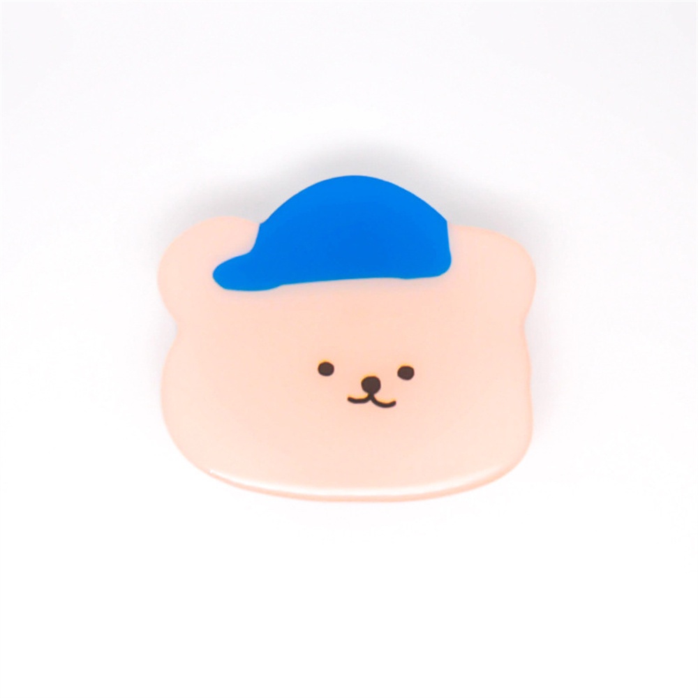 Giá Đỡ Điện Thoại Bằng Silicon Hình Tai Gấu / Xúc Xích / Trái Tim / Gấu Hoạt Hình Đáng Yêu