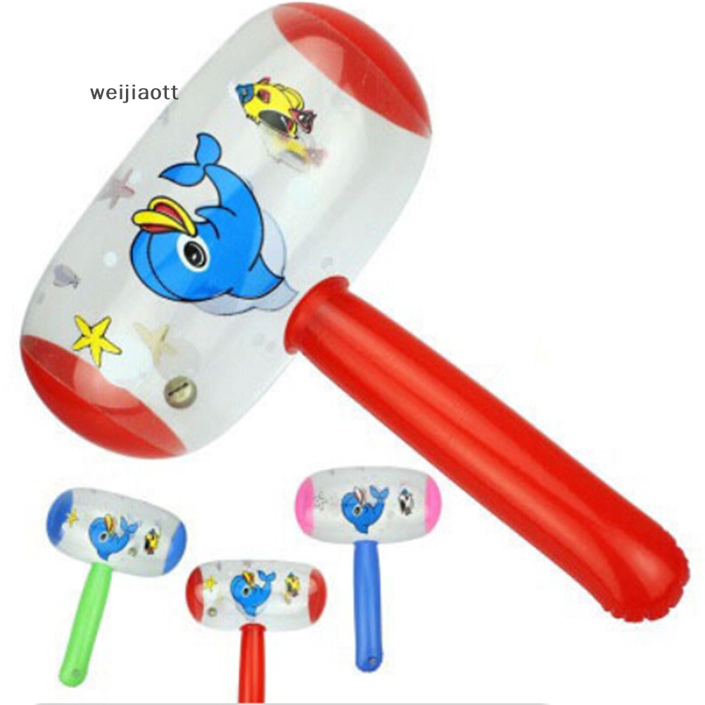 Búa Bơm Hơi Hình Hoạt Hình Có Chuông Cho Bé