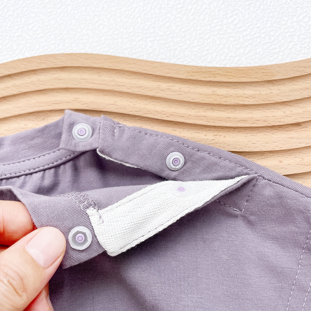 Bộ Áo Liền Quần Mùa Hè 3 Màu In Họa Tiết Gấu Hoạt Hình Dễ Thương Cho Bé Trai 0-24 Tháng Tuổi