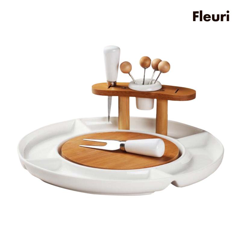 Bát Tròn Chia Ngăn Đựng Trái Cây Cho Nhà Hàng / Văn Phòng