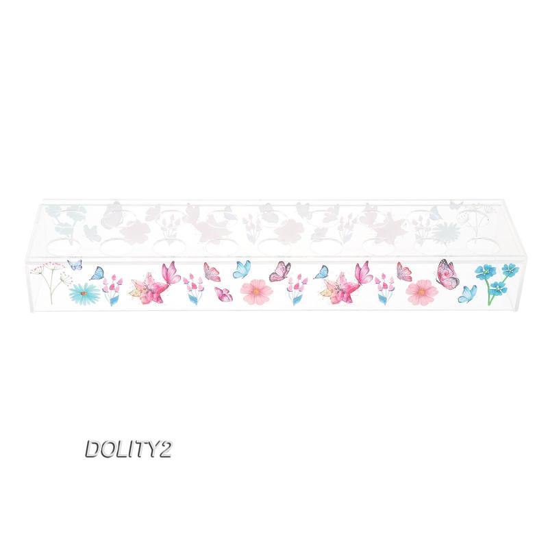 Chậu Hoa / Giá Đỡ Bằng Acrylic Có Lỗ Nghệ Thuật Dành Cho Trang Trí Bàn Làm Việc