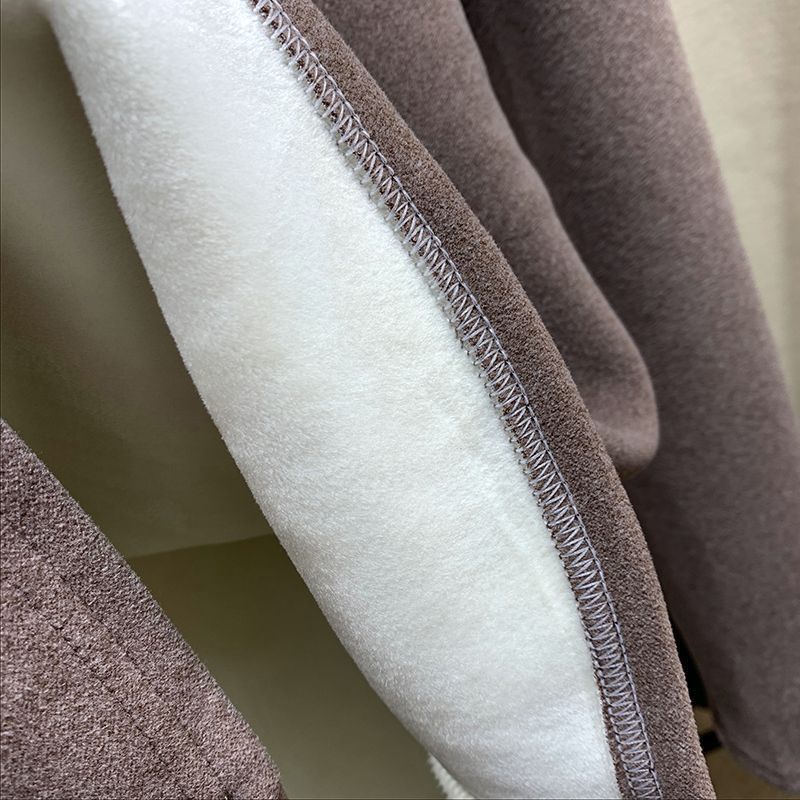 Áo Thun Nữ Tay Dài Cổ Cao Vải Nhung Ấm Áp