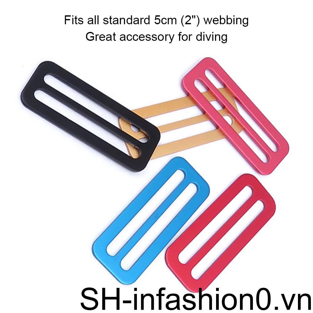 Khóa Cài Bằng Nhôm Giữ Dây Đai Gọn Nhẹ Tiện Dụng Cho Thợ Lặn