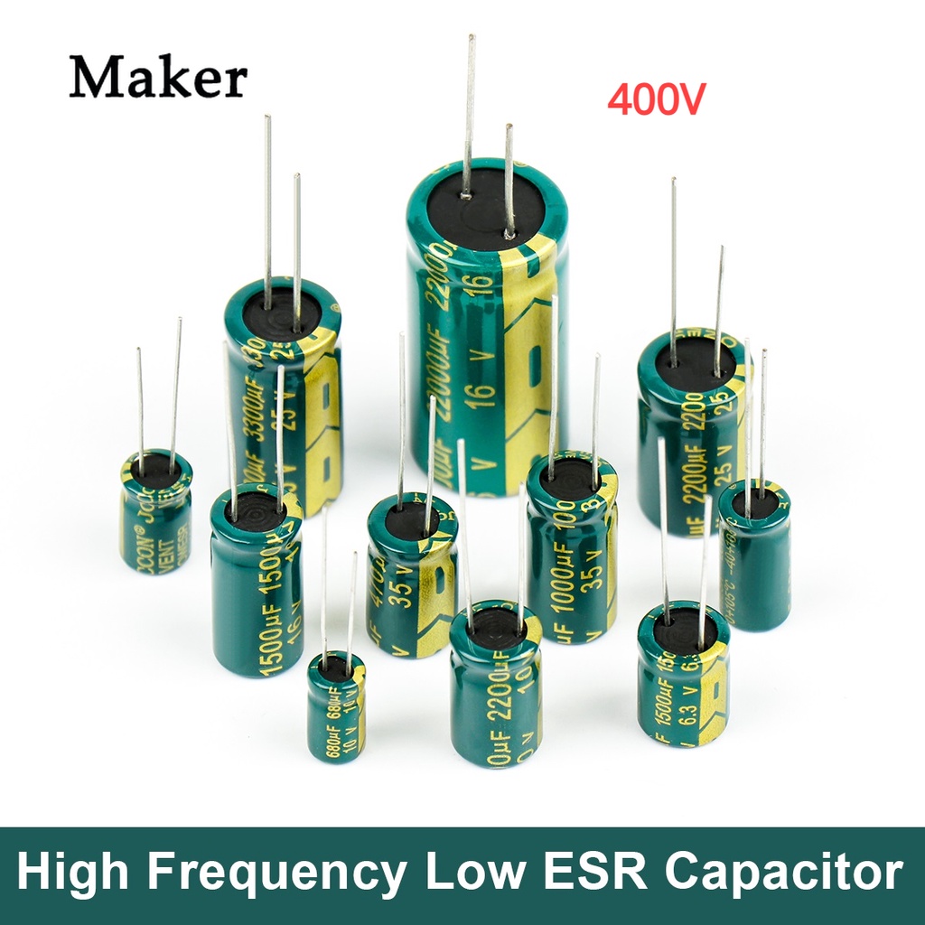Tụ Điện Nhôm 400V ESR 2.2UF 4.7UF 6.8UF 10UF 15UF 22UF 33UF 47UF 68UF 82UF 100UF Chuyên Dụng