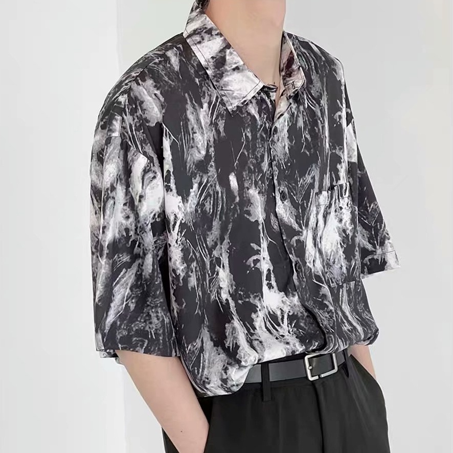 Áo Sơ Mi Dáng Rộng Thời Trang Hàn Quốc Dành Cho Nam