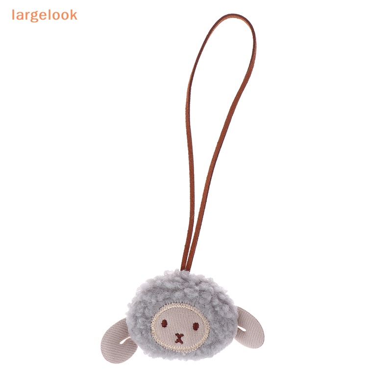 Móc Khóa Hình Chú Cừu Nhồi Bông Dễ Thương Chống Mất Tích Hợp Thẻ Tên Cho Ba Lô Mẫu Giáo