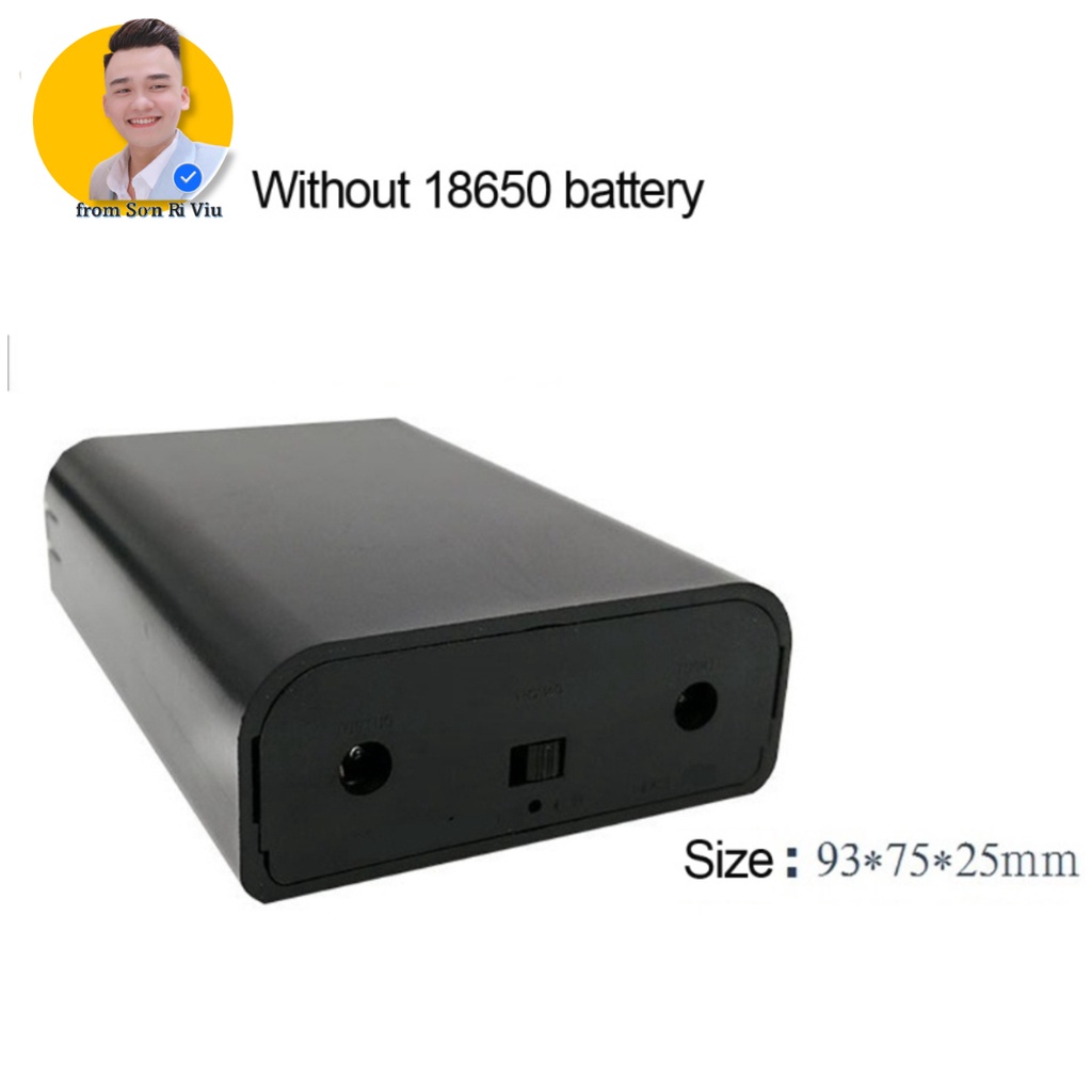 Hộp pin 3S 12v-khối pin 3S 12v không hàn dễ dàng thay thế pin 18650 -bộ định tuyến wifi đầu ra 12V 3 pin 18650