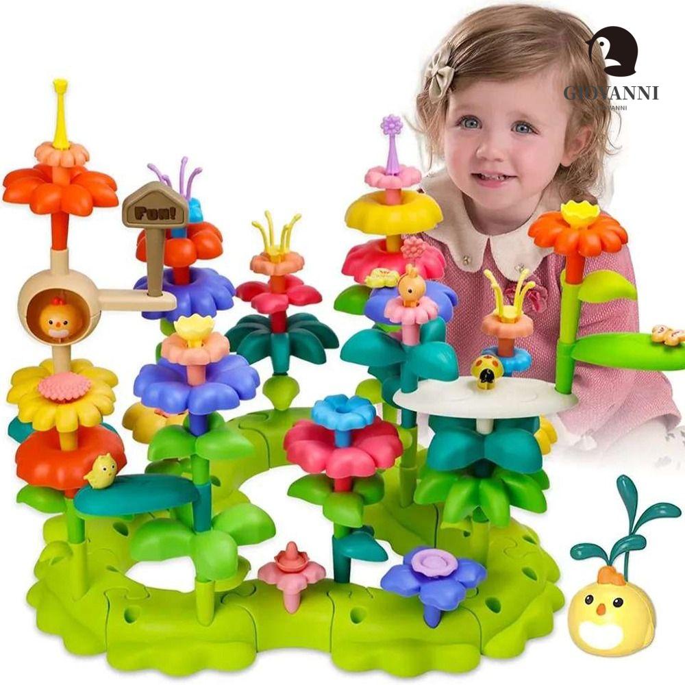 GIOVANNI Bộ 42 / 93 Món Đồ Chơi Lắp Ráp Khu Vườn Hoa Bằng Nhựa Nhiều Màu Sắc Sáng Tạo Cho Bé Và Gia Đình