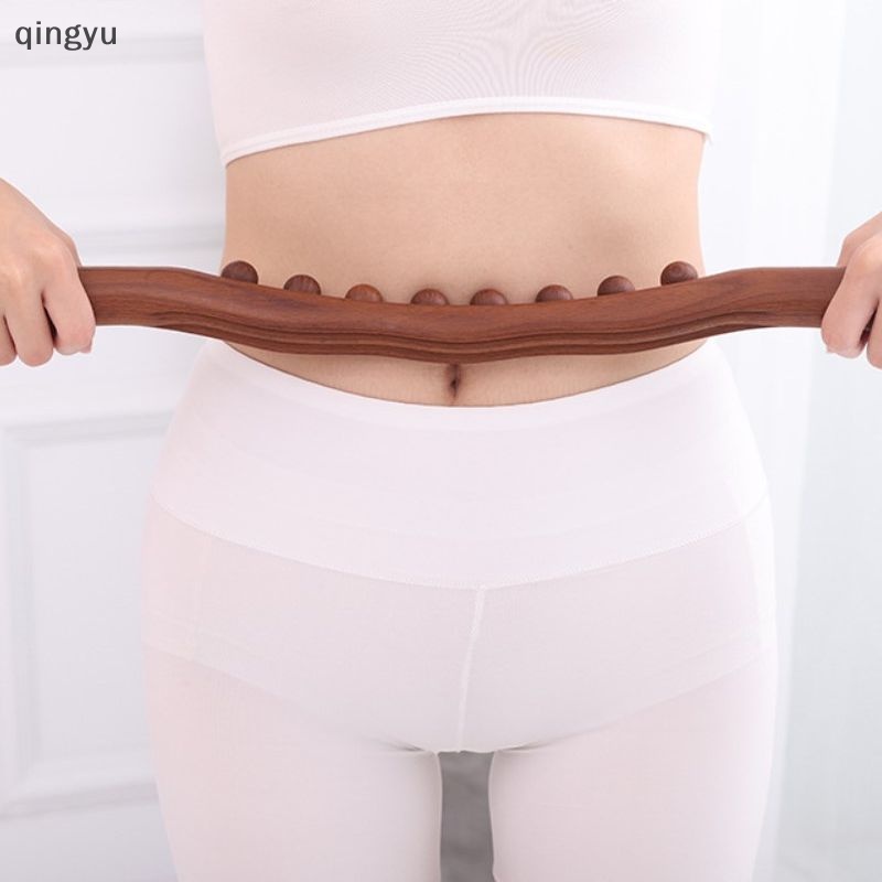 Gậy Mát Xa Gua Sha 8 Hạt Bằng Gỗ Carbon Lưng Cơ Thể