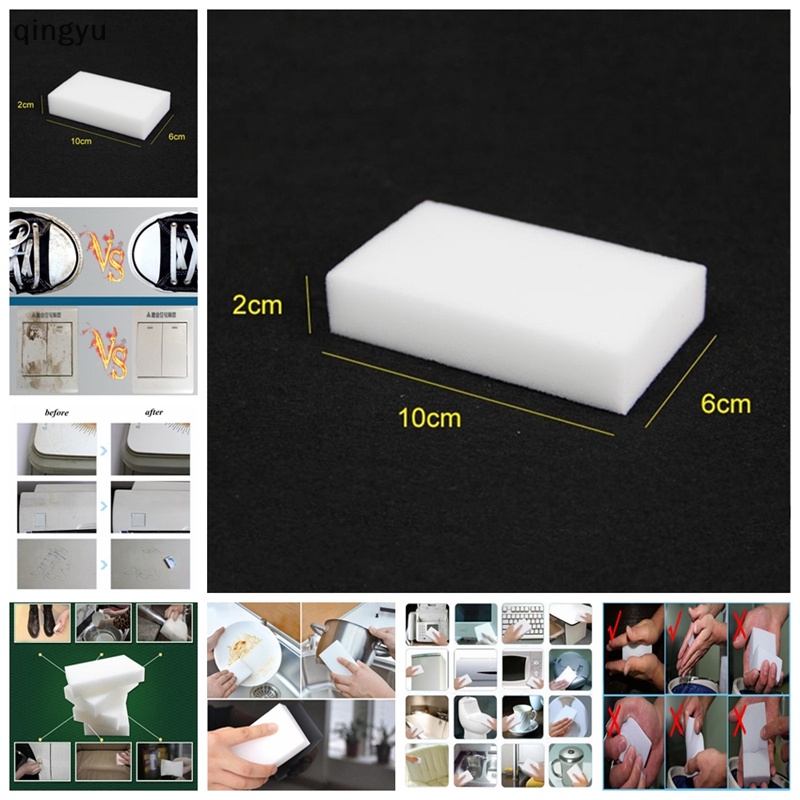 Set 10 / 20 Miếng Xốp Mềm Dùng Để Lau Chùi Vệ Sinh Đa Năng Tiện Dụng