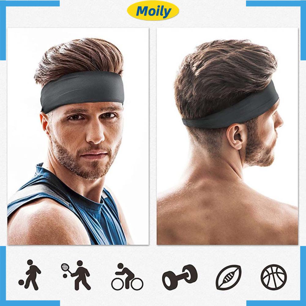 MOILYVN Set 1 / 4 Băng Đô Thể Thao Co Giãn Cho Nam