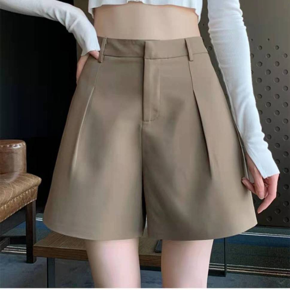 Quần Short Thể Thao Màu Đen Lưng Cao Dáng Chữ a Thời Trang Mùa Hè 2023 Cho Nữ