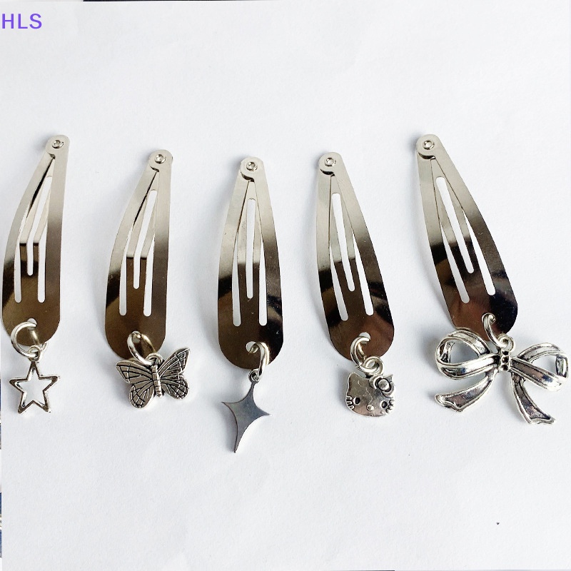 Kẹp Tóc Kim Loại Y2K Thời Trang Vintage Cho Nữ