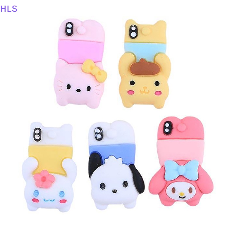 [HLS] Set 5 Mô Hình Điện Thoại Di Động Hoạt Hình Dễ Thương Trang Trí Nhà Búp Bê