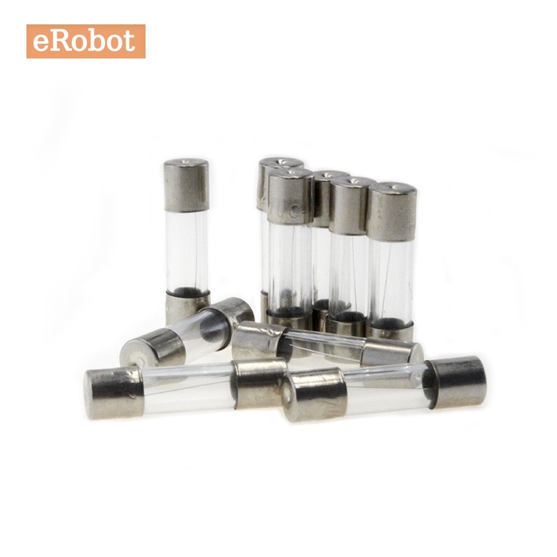 Set 10 Cầu Chì Ống Thủy Tinh 5x20mm 6x30mm 250V 0.1A 0.2A 0.5A 0.8A 1A 2A 2.5A 3A 4A 5A 6.3A 7A 8A 10A 12A 15A 20A 30A