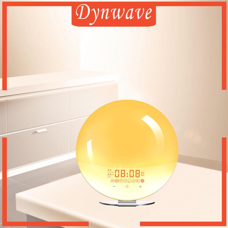 Đồng Hồ Báo Thức Mô Phỏng Ánh Sáng Mặt Trời Mọc Phát Nhạc FM Radio EU