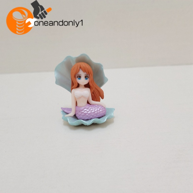 Set 4 Đồ trang trí Búp Bê Nàng Tiên Cá Trang Trí Bể Cá