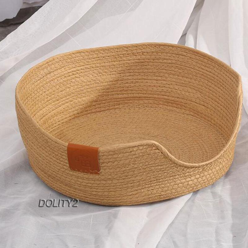 Giường Ngủ Bằng Dây Thừng Dệt Đa Năng Kích Thước 17.7x6.7inch Bảo Vệ Đồ Nội Thất Cho Chó Mèo