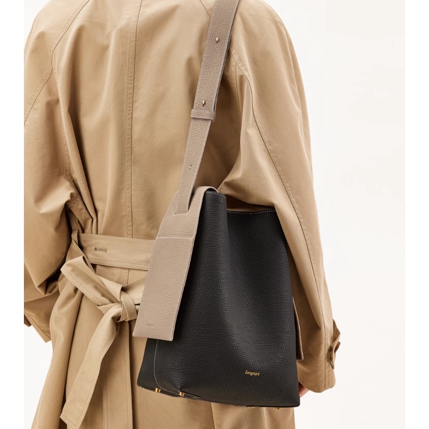 Songmont Túi Xách Da Bò Nhẹ Có Dây Đeo Vai Cỡ Vừa Thiết Kế Mới Dành Cho Bạn Nữ SO777777-0520