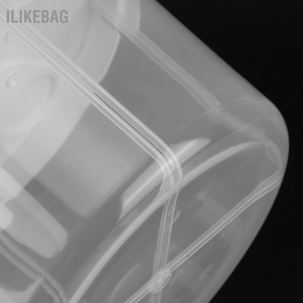 Ilikebag Hộp bảo quản thực phẩm đựng ngũ cốc Khay 4 ngăn bán trong suốt cho nhà bếp