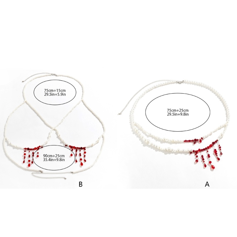 Dây Xích Đeo Hông Đính Đá Tua Rua Quyến Rũ Cho Nữ