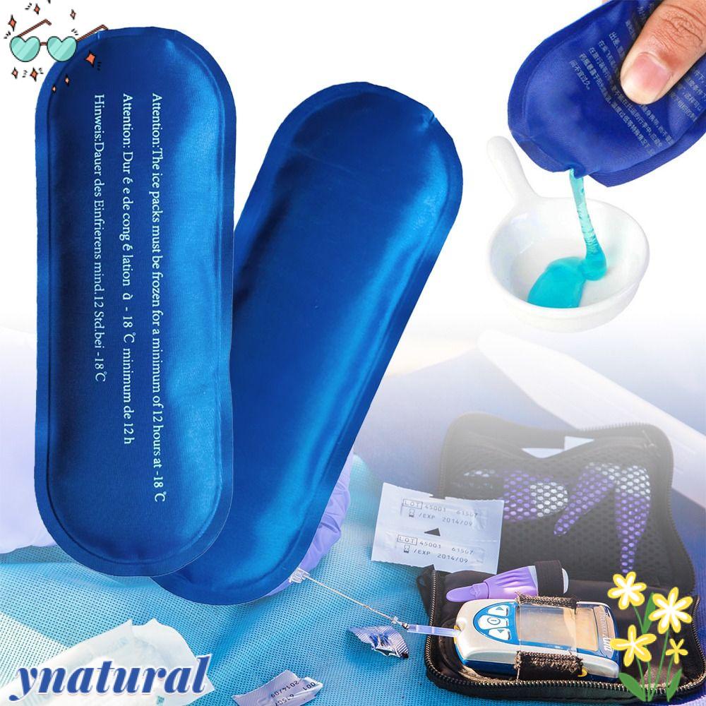 YNATURAL Túi Đá Giữ Lạnh 90g 19x7cm Có Thể Tái Sử Dụng