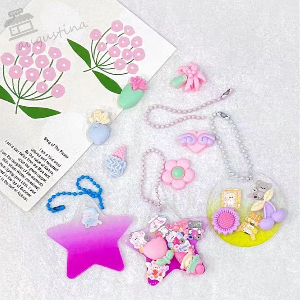 AUGUSTINA Bộ Thẻ Nhãn Dán Trang Trí Sổ Tay / Album Ảnh Goo DIY