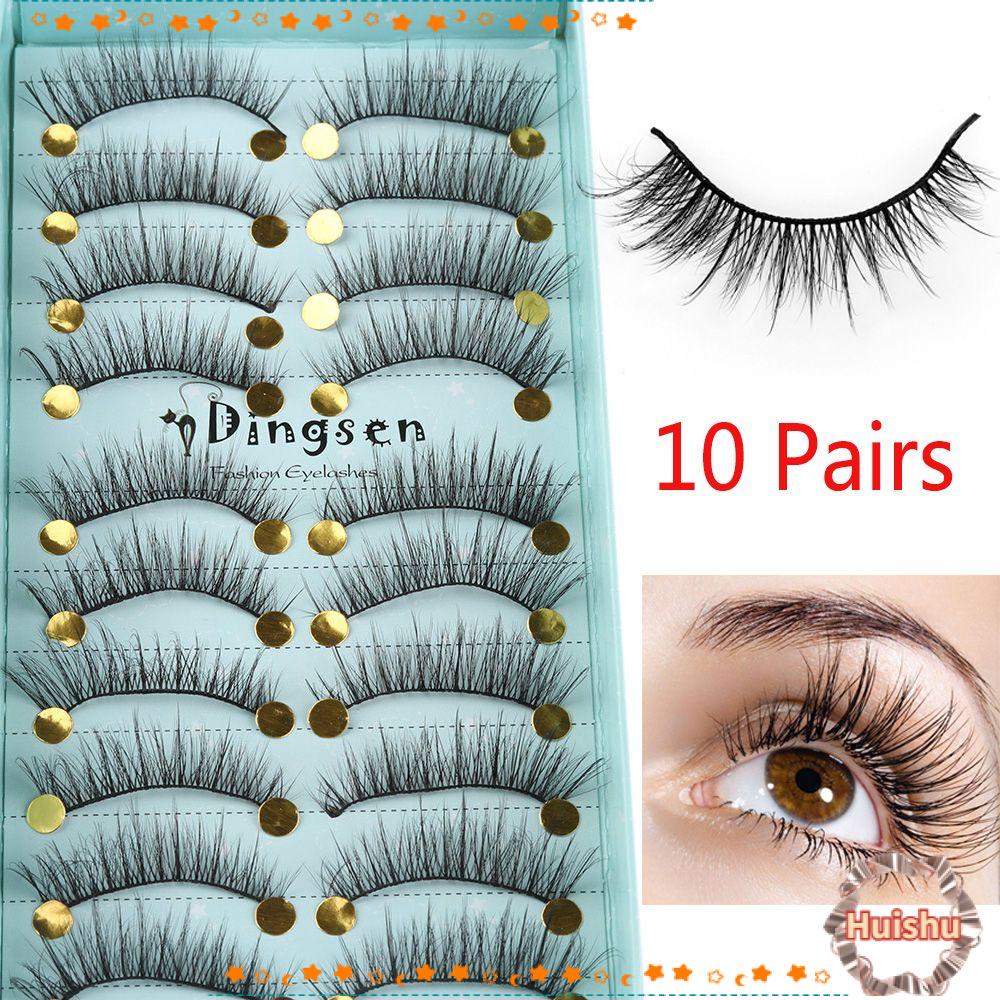 HS Cặp Lông Mi Giả 3D Handmade Bằng Lông Chồn Mềm Mại Dành Cho Nữ