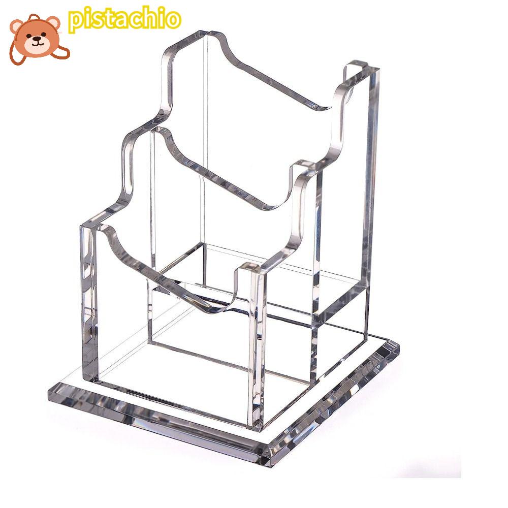 PISTA Kẹp Gắn Ảnh / Thẻ Bằng Acrylic Trong Suốt Tiện Dụng Cho Văn Phòng