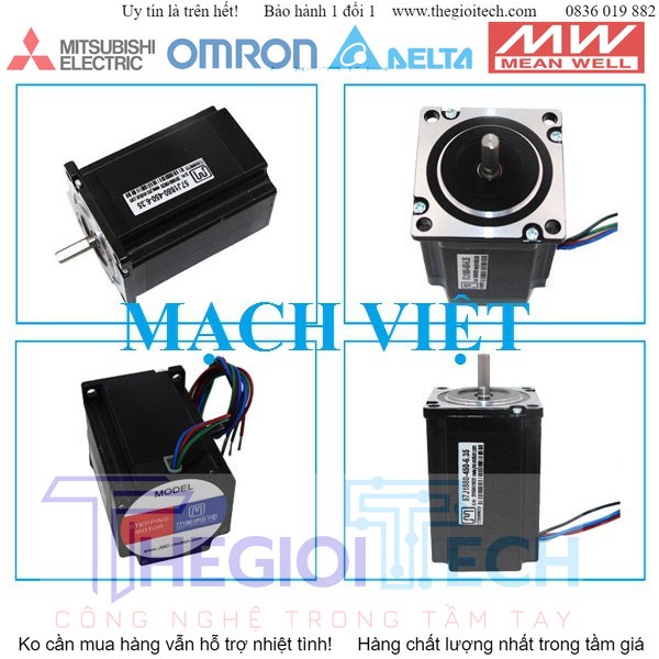 Động cơ bước chính hãng JMC 57J1880-450, 57j1880-830-31 2.2Nm (new 100% bảo hành 1 năm) - 57J1880-450