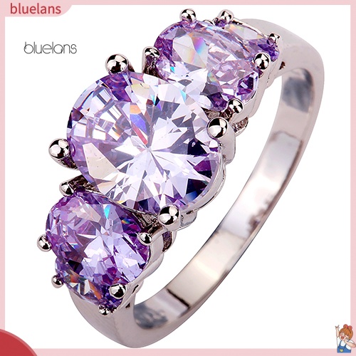 Nhẫn ĐíNh Đá BằNg ĐồNg, KiểU DáNg ThờI Trang (Size US 6-10)