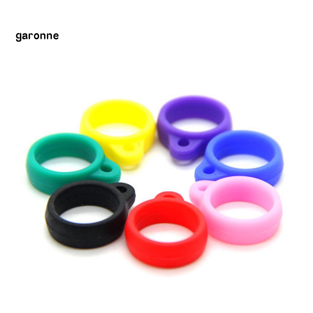 Set 10 Vòng Silicon Co Giãn Bảo Vệ Dây Đeo Chống Thất Lạc Cho E-Cigarette