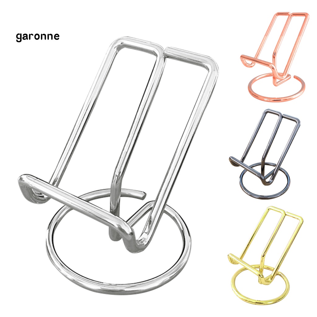 Giá Đỡ Điện Thoại / Máy Tính Bảng Bằng Sắt Chống Trượt Thiết Kế Đơn Giản