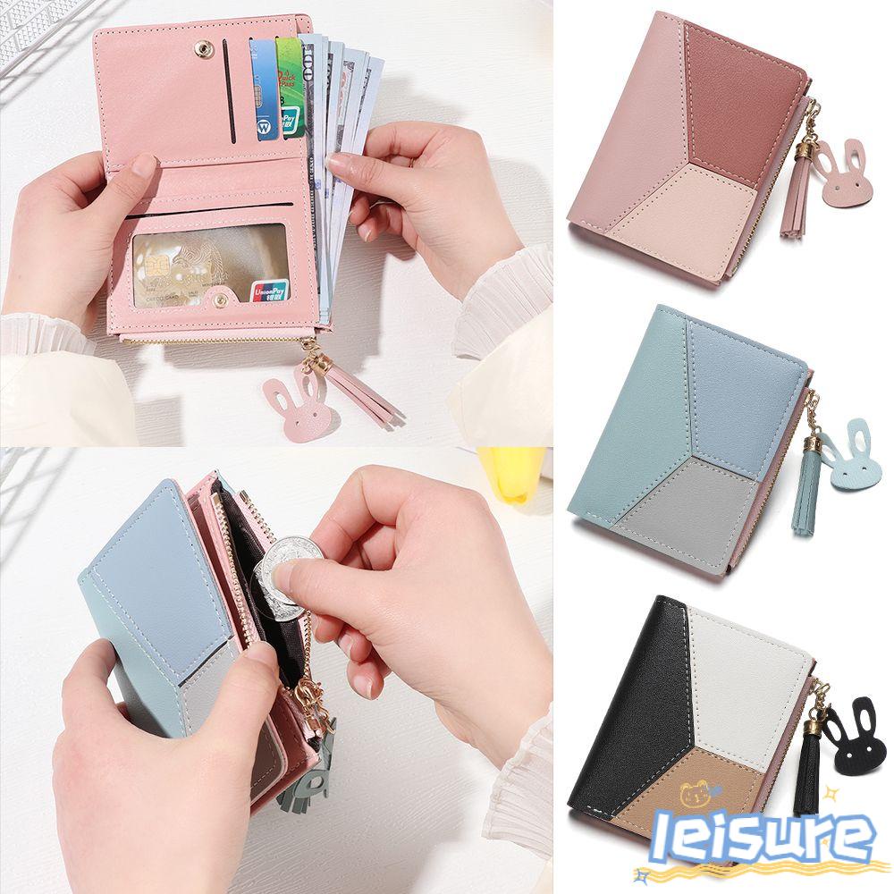 LEISURE Ví Da PU Thời Trang Cho Nữ