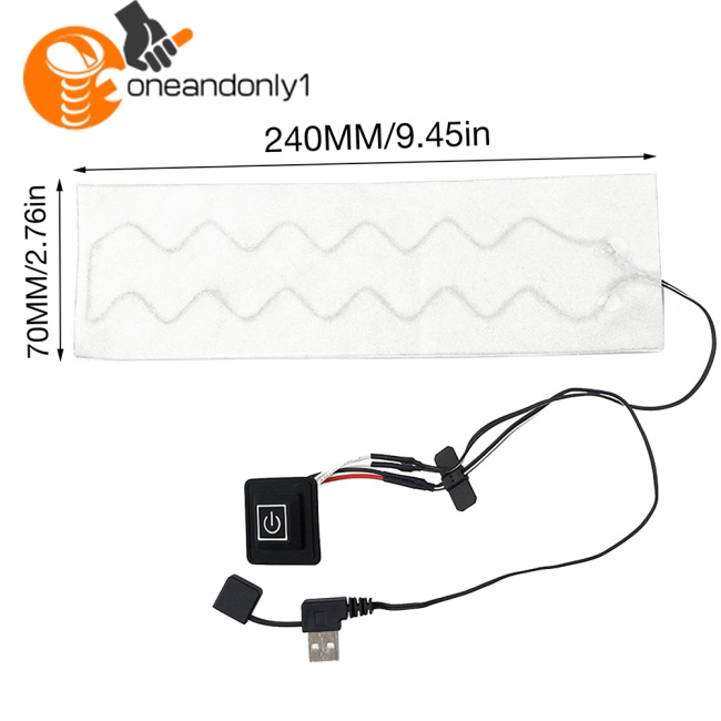 Đệm Sưởi Ấm Cổ / Hông Chạy Điện Sạc Usb 3 Chế Độ Tiện Dụng