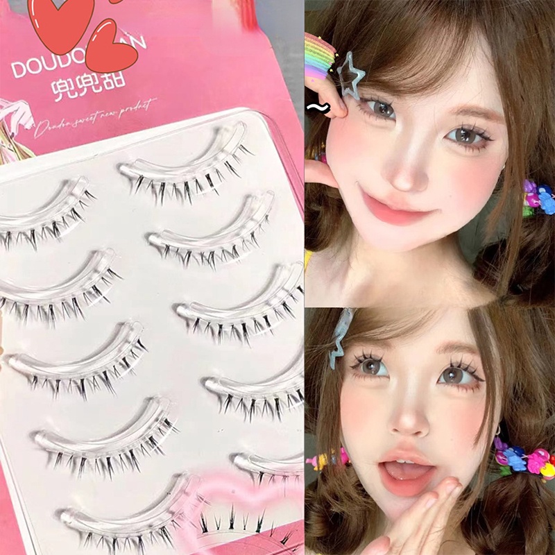 Cặp Lông Mi Giả 3D Xoăn Dày Tự Nhiên Màu Đen