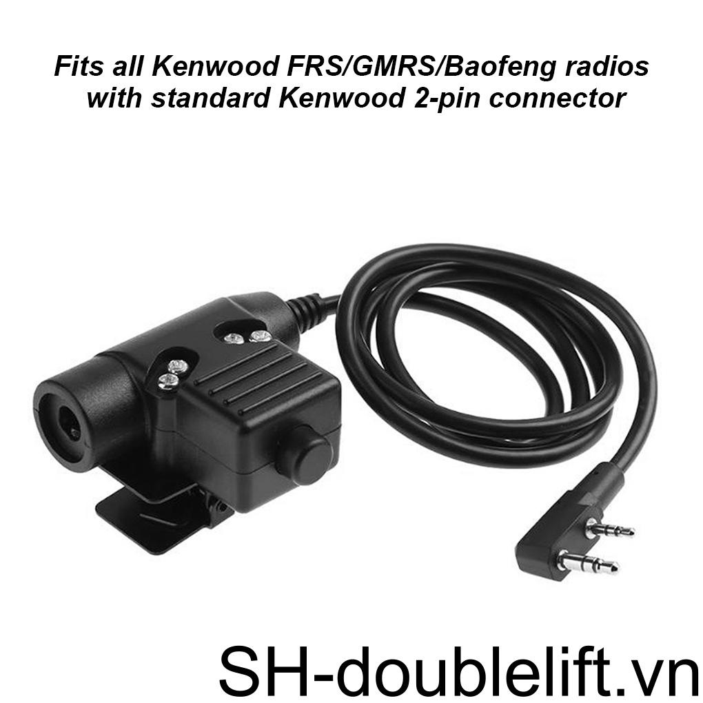 Dây Cáp PTT U94 Pin Thay Thế Cho Tai Nghe Bộ Đàm Chuyên Dụng 13 1x9 3x4