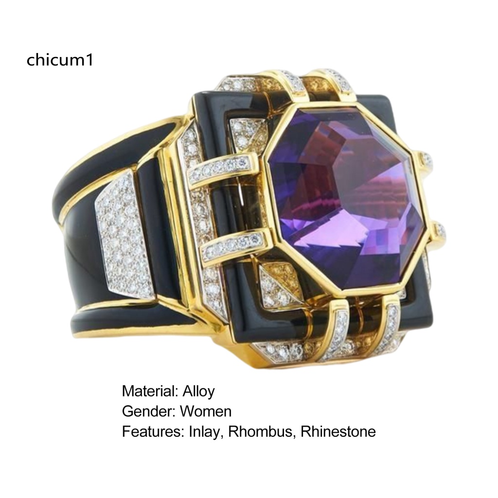 Nhẫn Đính Pha Lê Giả Nhiều Kích Cỡ Thanh Lịch Cho Nữ Mặc Hàng Ngày