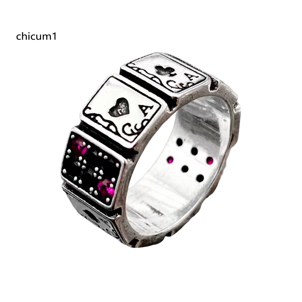 Nhẫn Hở Đính Đá Zirconia Kiểu Vintage Thời Trang Dự Tiệc