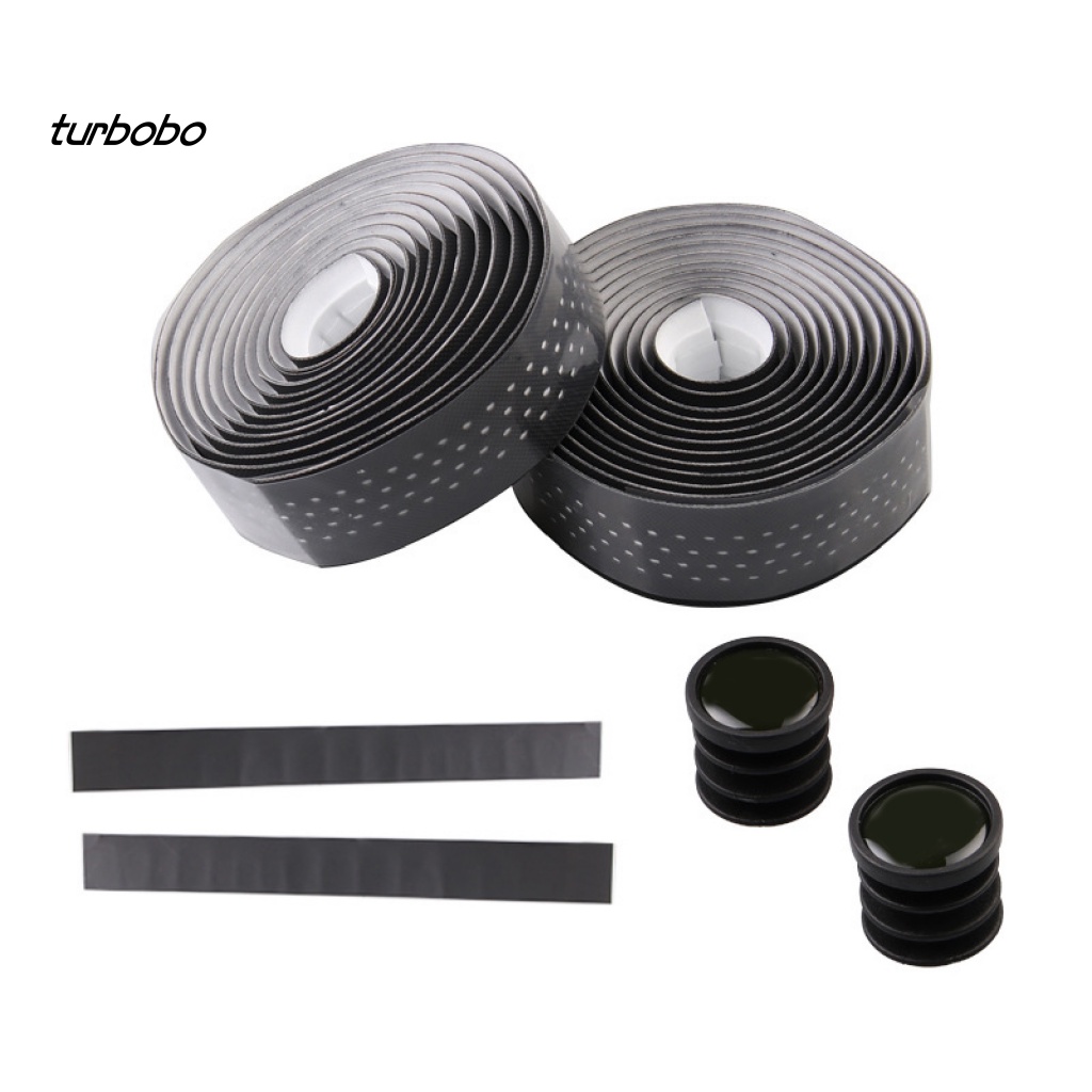 Set 2 Dây Đai Giả Da Gắn Tay Lái Xe Đạp Chống Trượt Tiện Lợi