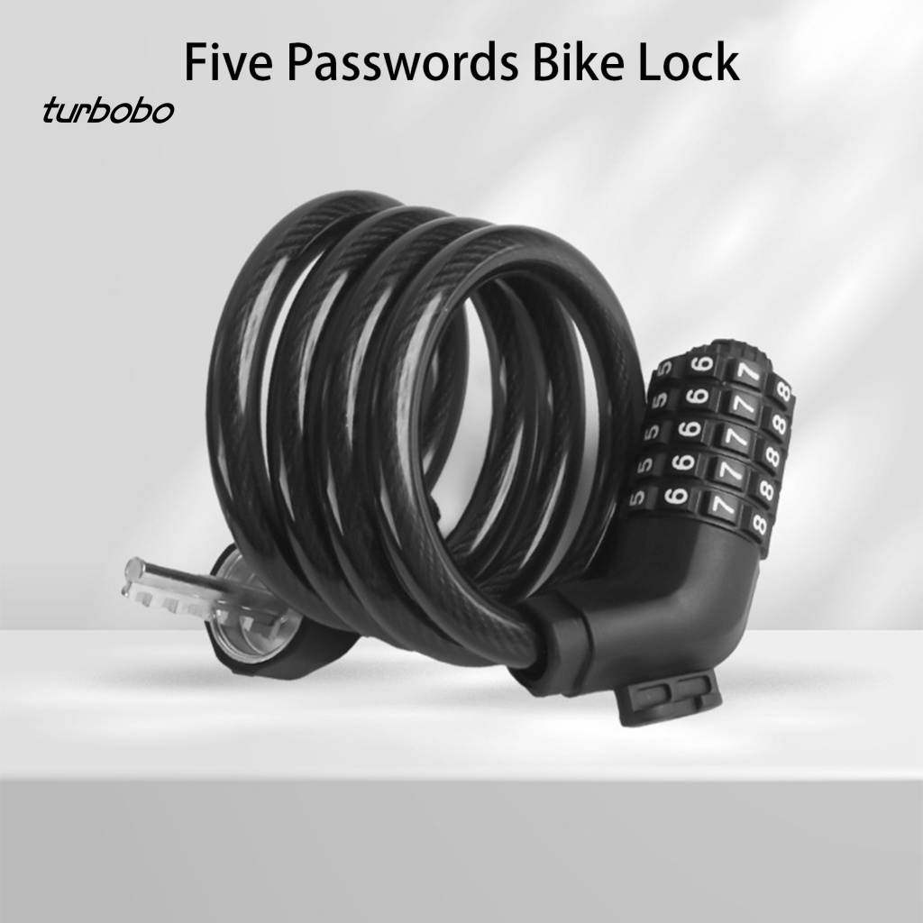 Khóa Xe Đạp Bằng ABS Năm Mật Khẩu Độ Bền Cao Không Vỡ Chống Thấm Nước
