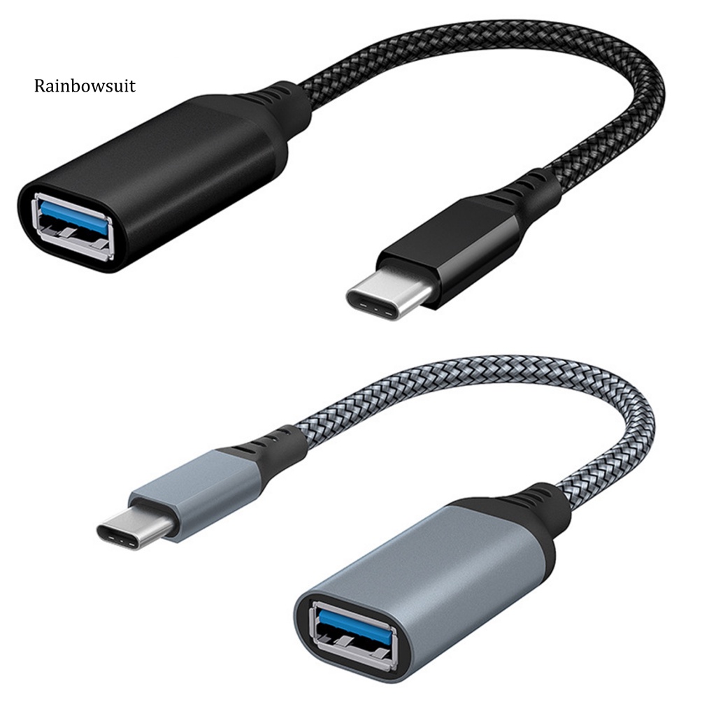 Cáp Chuyển Đổi OTG Type C Sang USB30 5Gbps Hỗ Trợ Kết Nối Chuột Máy Tính / Điện Thoại Đa Hướng