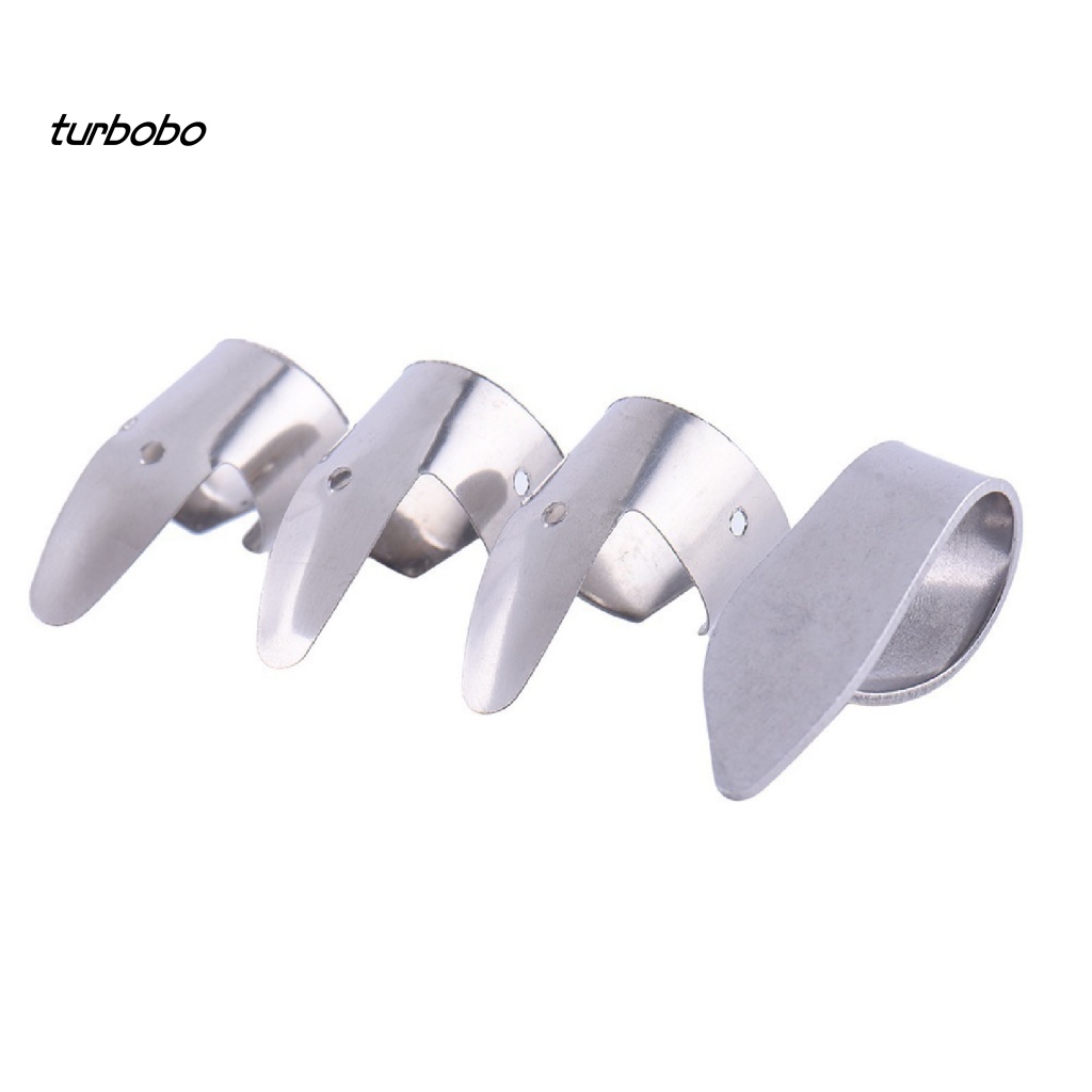 Set 4 Miếng Gảy Đàn Guitar Bằng Thép Không Gỉ