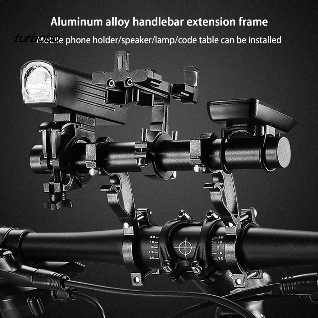 1 Bộ Giá Đỡ Gắn Tay Lái Xe Đạp Bằng Hợp Kim Nhôm Chống Nước Chống Trượt